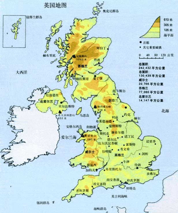 英国本国人口_英国人口密度分布图(2)